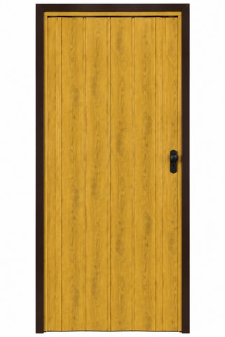 DEKORAKS Akordeon Kapı, Meşe Ahşap Desenli, 87x200cm