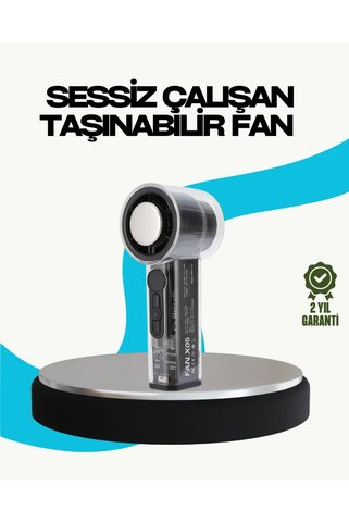 SS HOME CONCEPT Sessiz Çalışan Taşınabilir Fan | USB Şarjlı ve Kompakt Tasarım