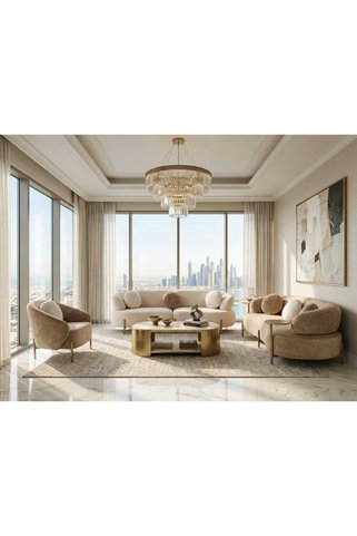 elissa home Solo Koltuk Takımı 3+3+1