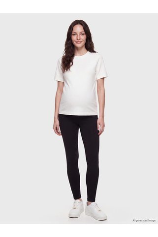 LC Waikiki LCWAIKIKI Maternity Siyah Karın Panelli Hamile Tayt