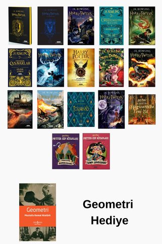 Yapı Kredi Yayınları J. K. Rowling 17 Kitap Seti + Geometri Kitabı