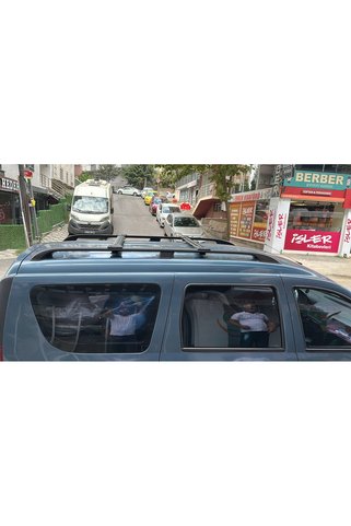 Kml34tuning55 Dacia Logan 2007-2012 Siyah Renk Wıngbar Port Bagaj Ara Atkı Tavan Barı Arabar