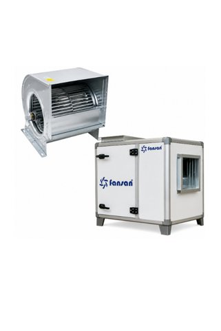 Fansan FHV 12-A Kabinli Fan Sık Kanat 2.2 kW 7.500 m³/h 40 mm/SS