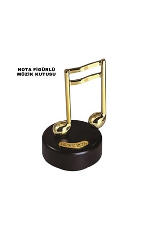 SS HOME CONCEPT Altın Nota Figürlü Müzik Kutusu