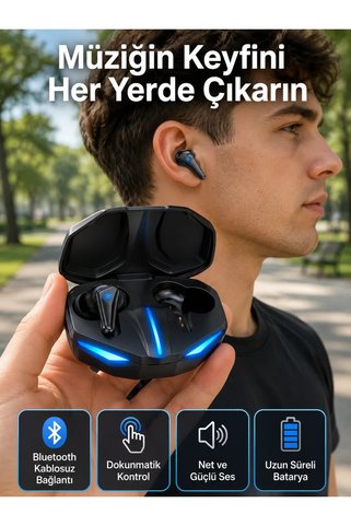 SS HOME CONCEPT Wireless Gang Kulaklık krofonlu Bluetooth Oyuncu Kulaklığı