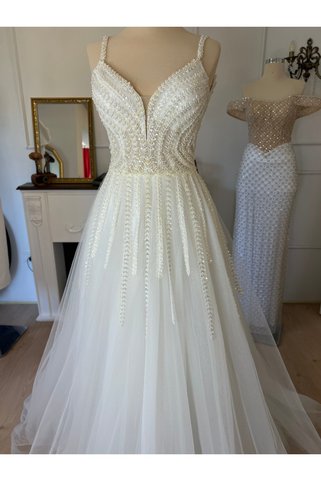 MODA Gelinlik krem pul işleme