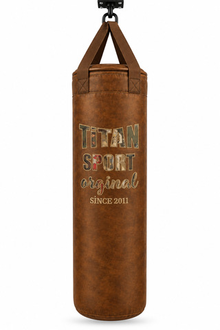 Titan Sport Kahverengi Kolon Askılı Kum Torbası 150 BOY 40-40 EN , 60 KĞ ÖZEL TASARIM