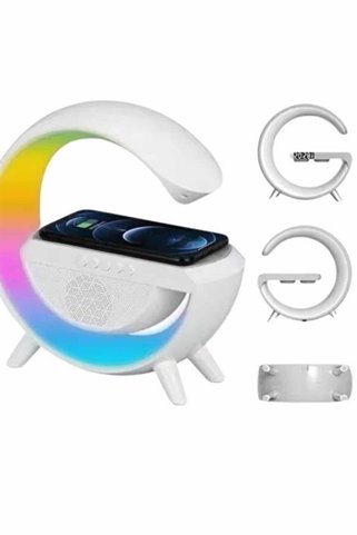 NO BRAND Yeni Nesil Bluetooth Hoparlör Speaker 5.0 Taşınabilir G Şeklinde Powerbankli