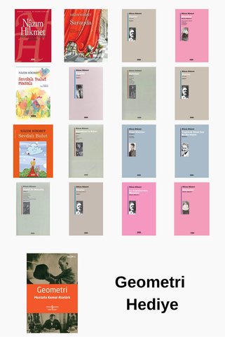 Yapı Kredi Yayınları Nazım Hikmet 16 Kitap Seti + Geometri Kitabı