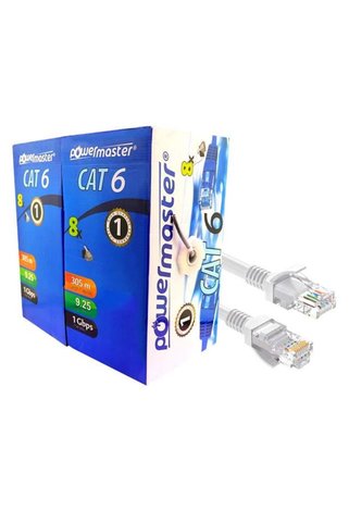 Powermaster Cat6 305 Metre Ethernet Network Kablosu