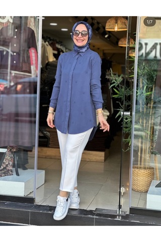 FASİON 1. Sınıf Tencel Kumaş Gömlek My Magazin