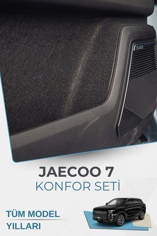 GRAFİCAR JAECOO 7 Uyumlu Konfor Seti Araç İçi Eşya Cepleri Ses Giderici Kaplama