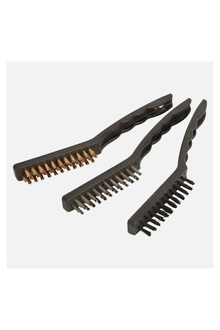 Alpha Tools 12 Adet Tel Fırça Seti - 3 Parça