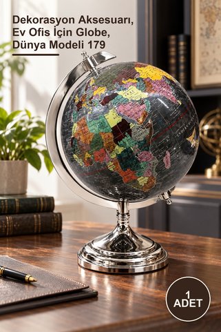 Yenilig 1 Adet Dekoratif Dünya Küre – Dekorasyon Aksesuarı, Ev Ofis İçin Globe, Dünya Modeli 179