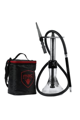 MAC SHISHA Mac Çantalı Small Orbit Modeli Tam Takım Nargile Takımı Orta Boy Nargile Seti