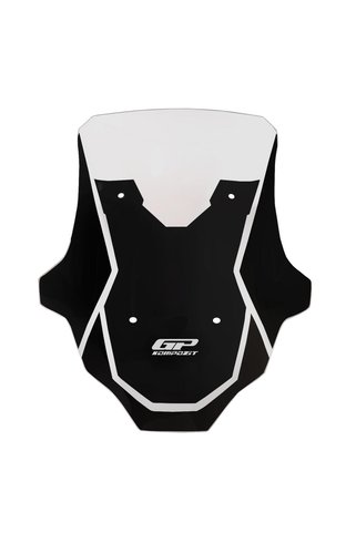 GP Kompozit Honda ADV 350 2023-2026 Uyumlu Kısa Spor Ön Cam Şeffaf 49 cm