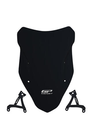 GP KOMPOZİT SYM Mmbcu Mamba 160 2024-2026 Uyumlu Ön Cam Füme 44 cm