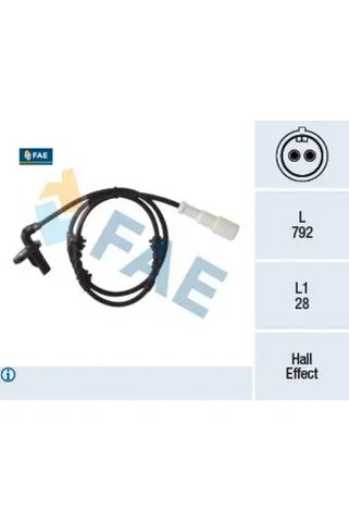 FAE Abs sensörü arka sol renault clio thalia 98> 479006554r/ 6040004524/ 8200254681