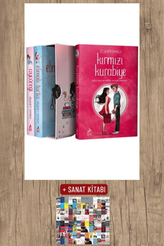 Tekhne Yayınları Sanat Kitabı + Ayçöreği-Elmalı Turta-Kırmızı Kurabiye Seti - 3 Kitap Takım / Zeynep Sahra
