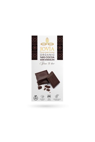 Jovia Organıc %85 Cocoa Dark Çikolata 85 G - 7 Adet