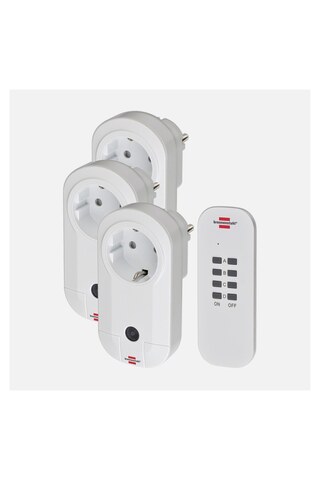 Brennenstuhl 4 Adet RCS1000 Comfort 3'lü Uzaktan Kumandalı Priz Set