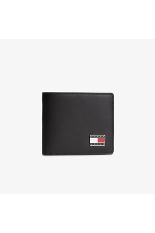 Tommy Hilfiger Heritage Leather Erkek Siyah Kartlık