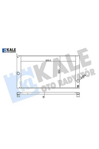 KALE RADYATÖR Radyatör c30-c70 ıı-s40 ıı-v50 al-pl-brz 650x376x24 8602834/ 8603528/ 8603634