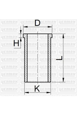 YENMAK 51-65496-000 Motor Gömleği STD Boxer 2.2 Transit V347 2.2 TDCi 130hp 86mm