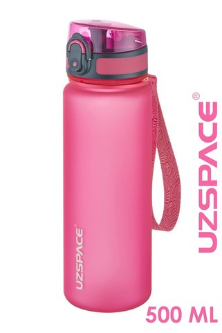 Uzspace 3026 - 500 ml Pembe Tritan  Matara/Suluk