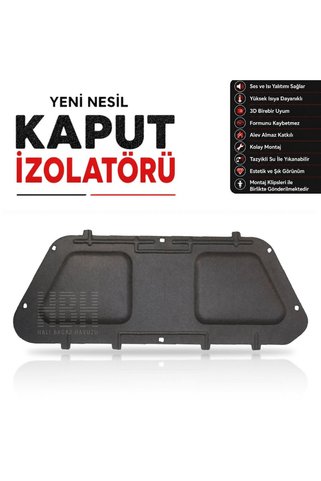 öz-iş Fiat Doblo 3 Kaput İzolatörü (2010 - 2022 Arası)+KLİPS