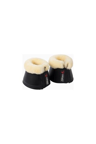 Catago Merino Yünlü At Koruyucu Çan Botu - L Siyah