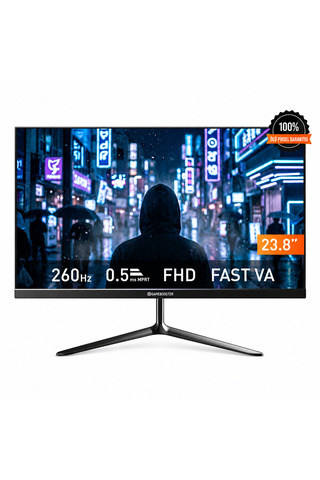 GAMEBOOSTER LYRIS EF26 FLAT 23.8" 260Hz 0.5Ms Full HD HDMI+DP VA Gaming Monitör