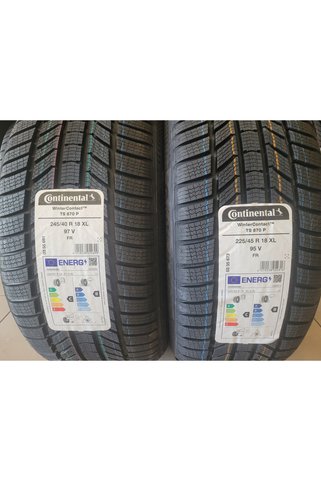 Continental 245/40R18 - 225/45R18 WinterContact TS870P XL Set Olarak (4ADET) (Rft Değildir) 2026 Üretim*