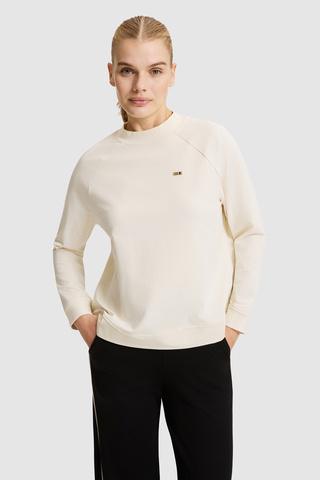U.S. Polo Assn. Kadın Krem Basic Sweatshirt 50328980-VR071