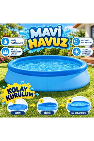 Shilania IH28120 KOLAY KURULUM MAVI HAVUZ