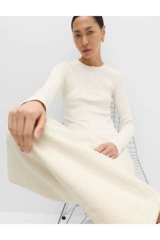 Marks & Spencer Henley Uzun Kollu Üst