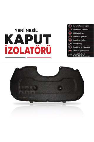 öz-iş Peugeot 2008 Kaput Izolatörü (2020 ve Sonrası)+KLİPS
