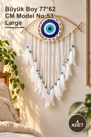 Yenilig 4 Adet Göz Düş Kapanı – Büyük Boy 77*62 CM Model No:53 Large
