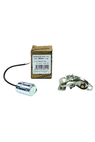 DODUCO Platin Meksefe Seti 8451 - Renault 12 Toros R9 R11 / Tofaş Murat 131 Düz Distribütör Uyumlu Ateşleme Seti (1 Takım)