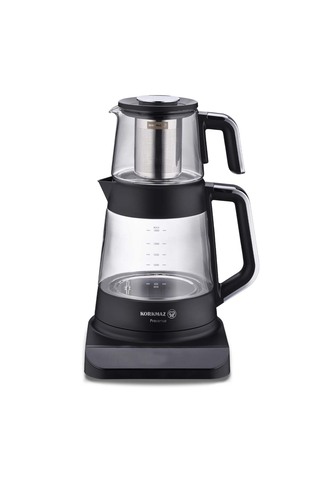 KORKMAZ Yeni Prosense Elektrikli Cam Çaydanlık 2.6lt •Hem Çaycı Hem Kettle