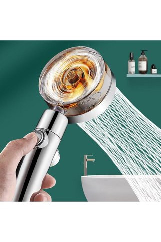 Munico 2 Adet Premium Pervaneli Duş Başlığı Su Tasarruflu Banyo Yağmur Akışı Yüksek Basınçlı Duş Başlığı