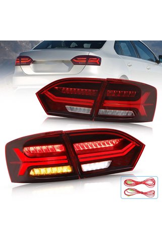 X POWER TUNİNG VW JETTA 2012-2013-2014 AUDİ DİZAYN KIRMIZI LEDLİ ARKA STOP