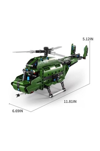 Zeus Lojistik 3004031 ASKERİ HELİKOPTER 2IN1 394PRÇ