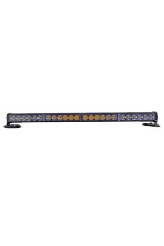Space 4lü tepe çakar lamba mıknatıslı vantuzlu 21 fonksiyonlu 24 ledli kırmızı mavi-beyaz beyaz 60cm