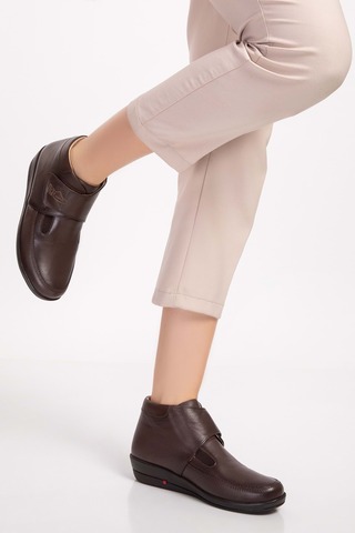 DİA COMFORT Ortopedik Sadie Diyabetik Bot - Kahve - 38
