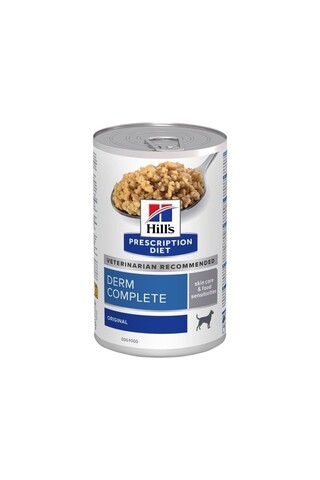 Hill's Prescription Dietderm Complete Konserve Köpek Maması 6 x 370 gr :08.2024