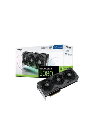 PNY RTX5080 OC 16GB GDDR7 256Bit 3xDP/1xHDMI(VCG508016TFXPB1-O)