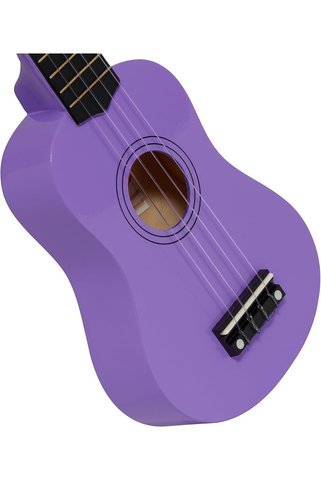 PUKA PK21PP MOR RENK SOPRANO BOY (54 CM ) UKULELE KILIF VE PENA HEDİYELİ