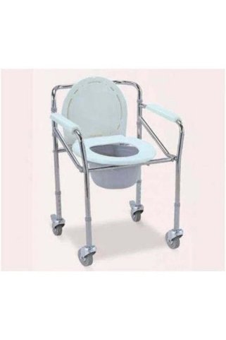MEDİKALCİM Tekerlekli Katlanır Klozet - Salon Tipi