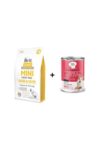 Brit Care Mini Hair Skin Somonlu ve Ringa Balıklı Tahılsız Fiyatı